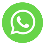 WhatsApp logo on a bright green circular background?