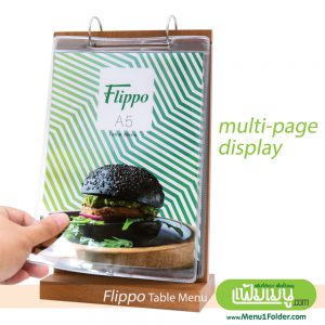Menu Stand A5 with Pocket