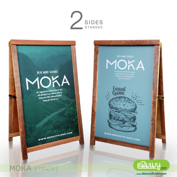 MOKA store front standee