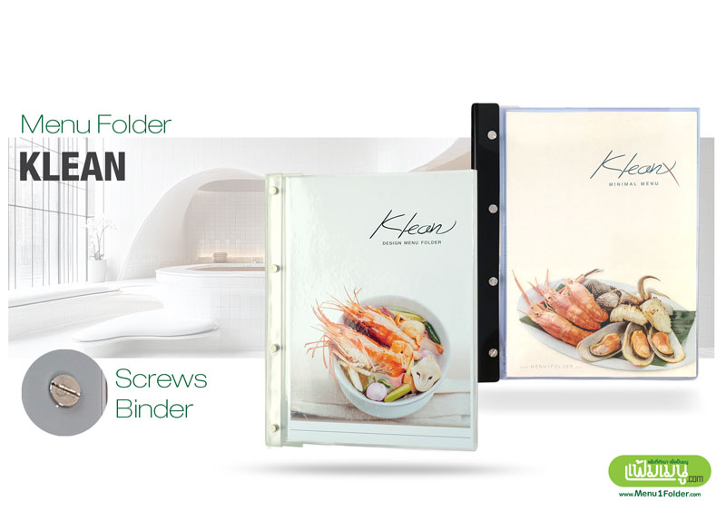 แฟ้มเมนู สันอะคริลิก