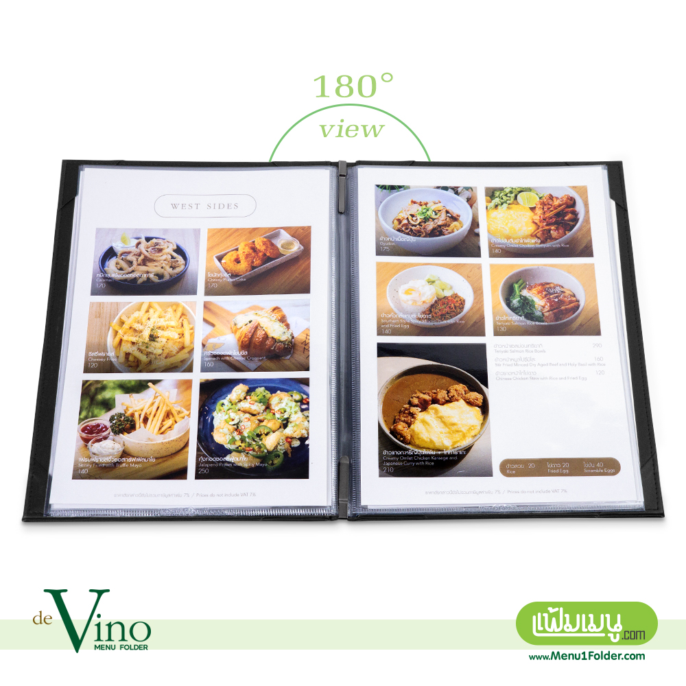 Klip Vino_Deep Black_8 | แฟ้มเมนู