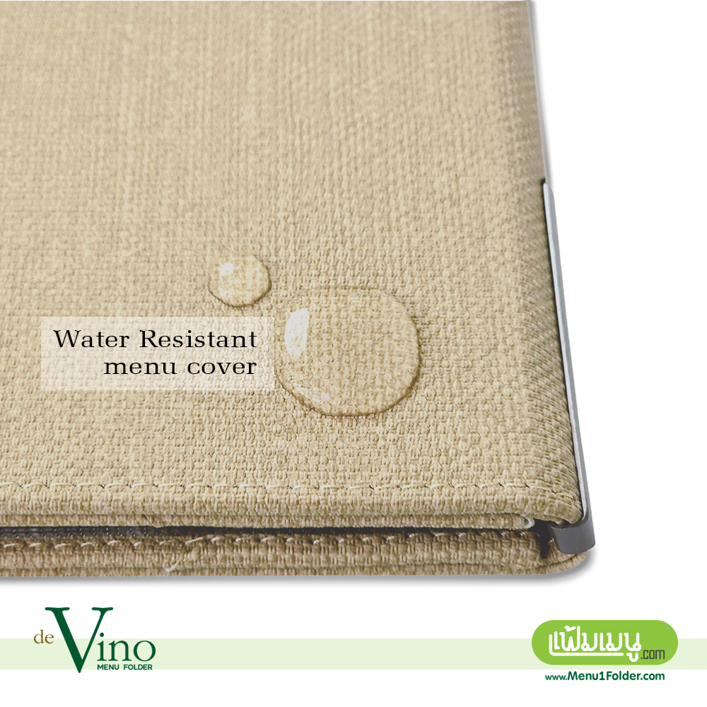 Klip Vino_Sandy Beige_5 | แฟ้มเมนู